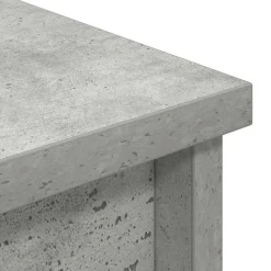 vidaXL Armarios Y Almacenamiento-Aparador alto gris hormigón 37,5x35x180 cm madera de ingeniería