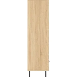 vidaXL Aparador alto madera de ingeniería 69,5x31x115 cm Roble Sonoma Hot