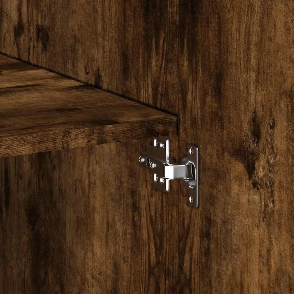 vidaXL Armarios Y Almacenamiento-Aparador alto madera de ingeniería 70x42,5x185 cm