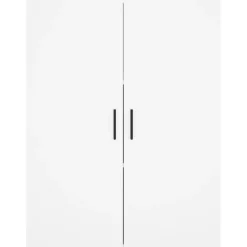 vidaXL Armarios Y Almacenamiento-Aparador alto madera contrachapada 69,5x34x180 cm