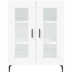 vidaXL Armarios Y Almacenamiento-Aparador alto madera contrachapada 69,5x34x180 cm
