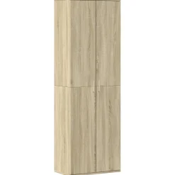 vidaXL Aparador alto madera de ingeniería 60x35x180 cm Roble Sonoma New