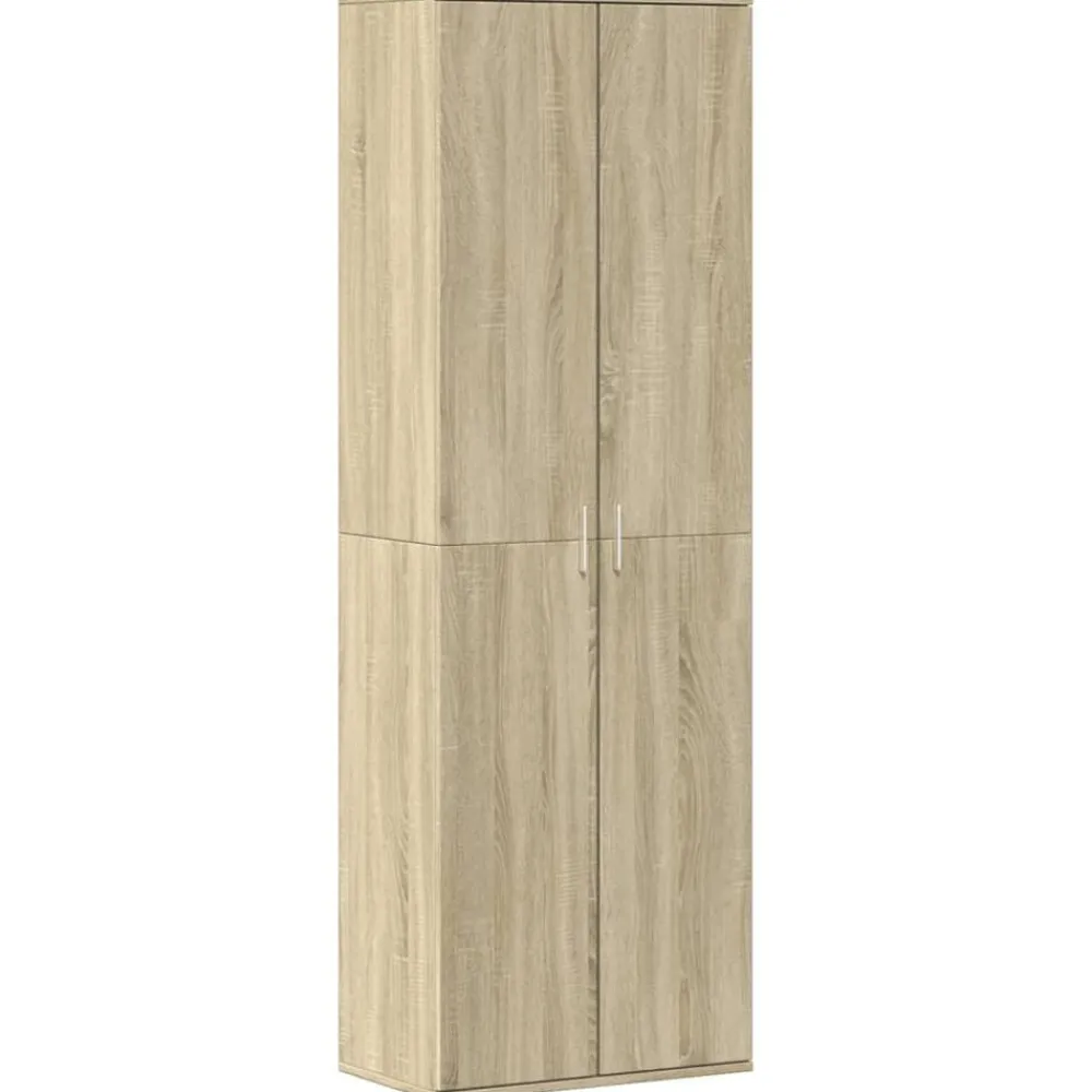vidaXL Aparador alto madera de ingeniería 60x35x180 cm Roble Sonoma New