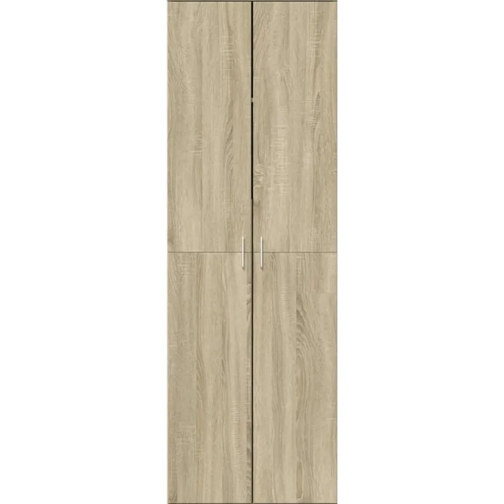 vidaXL Aparador alto madera de ingeniería 60x35x180 cm Roble Sonoma New