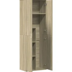 vidaXL Aparador alto madera de ingeniería 60x35x180 cm Roble Sonoma New