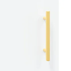 vidaXL Aparador alto madera contrachapada 69,5x34x180 cm Blanco Clearance