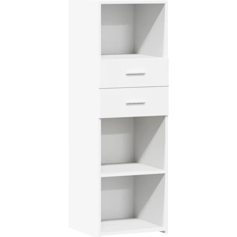 vidaXL Aparador alto madera de ingeniería 40x42,5x124 cm Blanco Online