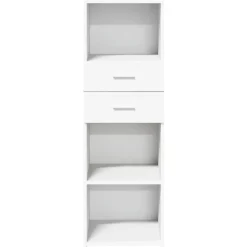 vidaXL Aparador alto madera de ingeniería 40x42,5x124 cm Blanco Online