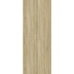 vidaXL Aparador alto madera de ingeniería 70x42,5x185 cm Roble Sonoma