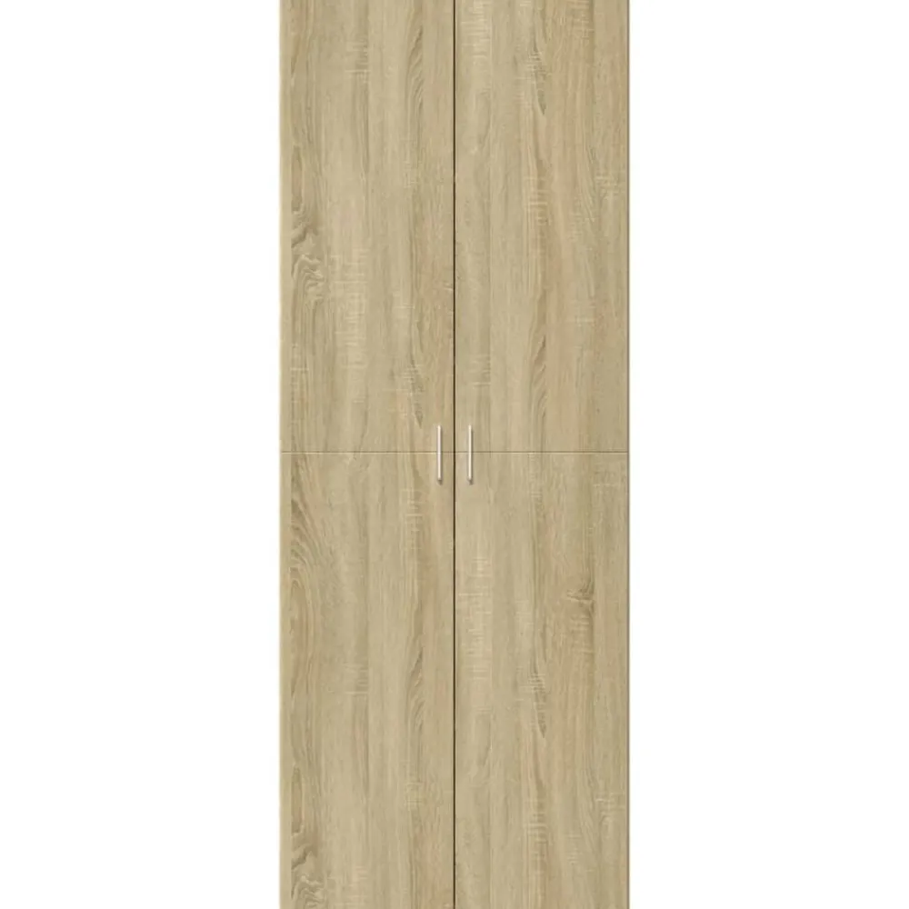 vidaXL Aparador alto madera de ingeniería 70x42,5x185 cm Roble Sonoma