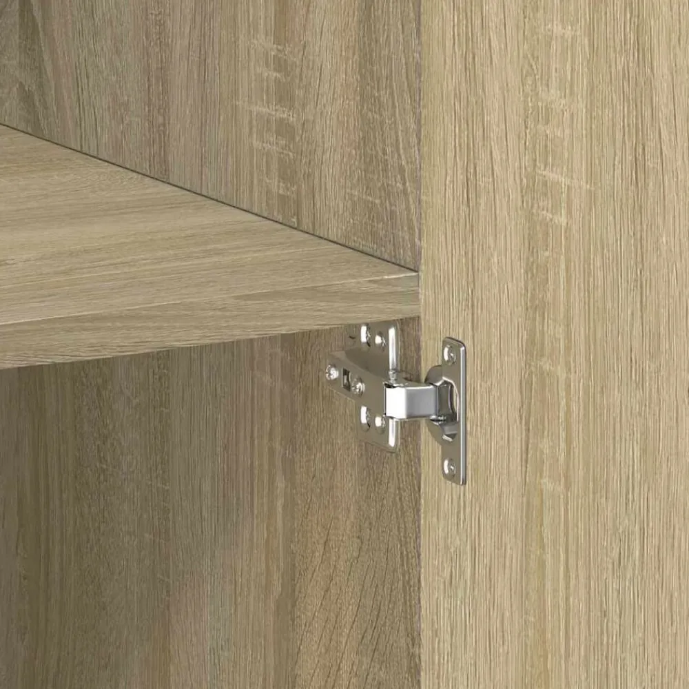 vidaXL Aparador alto madera de ingeniería 70x42,5x185 cm Roble Sonoma