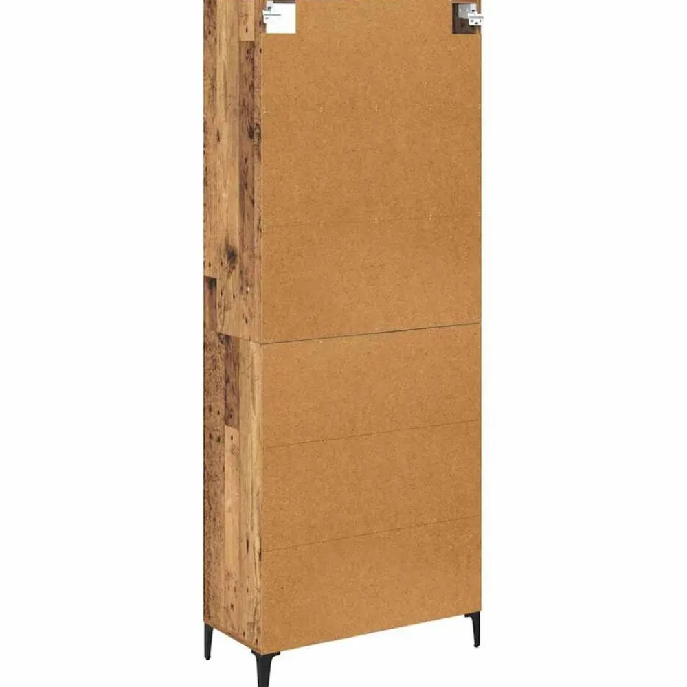 vidaXL Armarios Y Almacenamiento-Aparador alto 69,5 x 34 x 180 cm