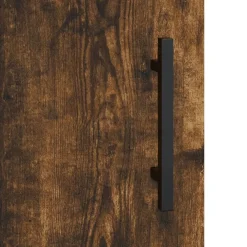 vidaXL Aparador alto madera de ingeniería 69,5x31x115 cm Roble ahumado Best