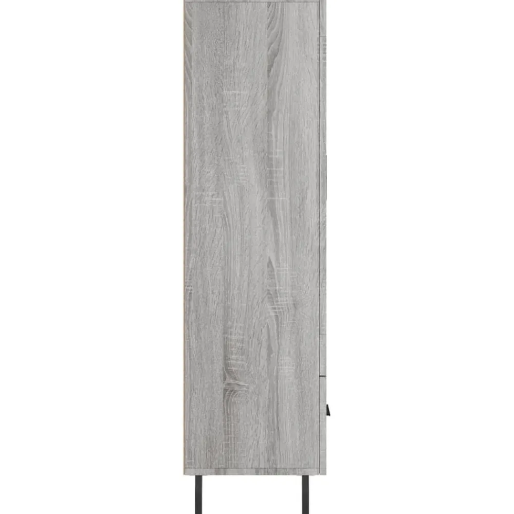 vidaXL Armarios Y Almacenamiento-Aparador alto madera de ingeniería 69,5x31x115 cm