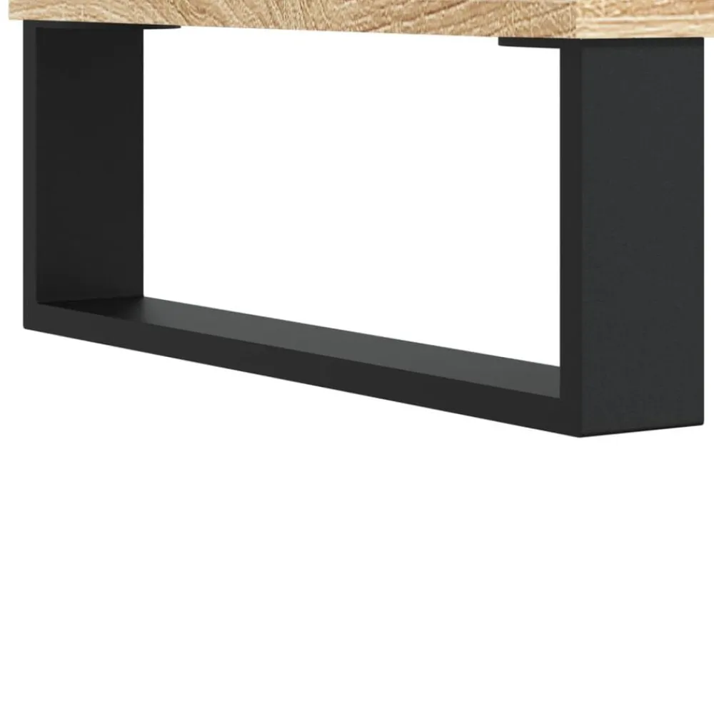 vidaXL Aparador alto madera de ingeniería 69,5x31x115 cm Roble Sonoma