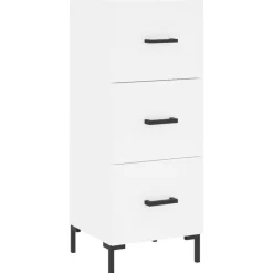 vidaXL Armarios Y Almacenamiento-Aparador alto madera contrachapada 34,5x34x180 cm