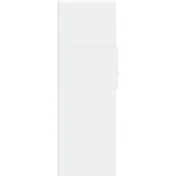 vidaXL Aparador alto madera de ingeniería 50x42,5x124 cm Blanco New