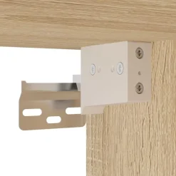 vidaXL Aparador alto madera contrachapada color roble Roble Sonoma Outlet
