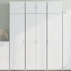 vidaXL Armarios Y Almacenamiento-Aparador alto madera de ingeniería 70x42,5x185 cm