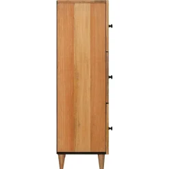 vidaXL Armarios Y Almacenamiento-Aparador alto 40 x 33 x 110 cm Madera de mango maciza