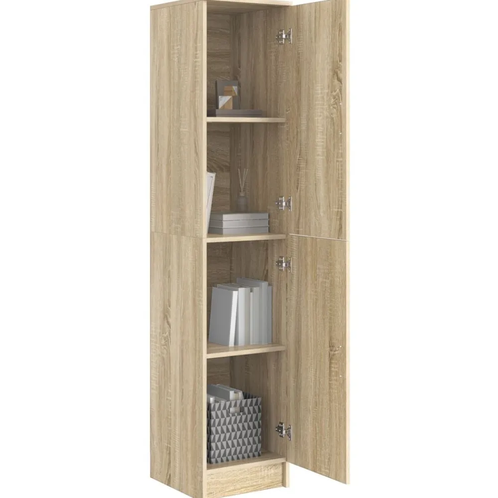 vidaXL Aparador alto 35 x 39 x 168 cm Roble Sonoma Clearance