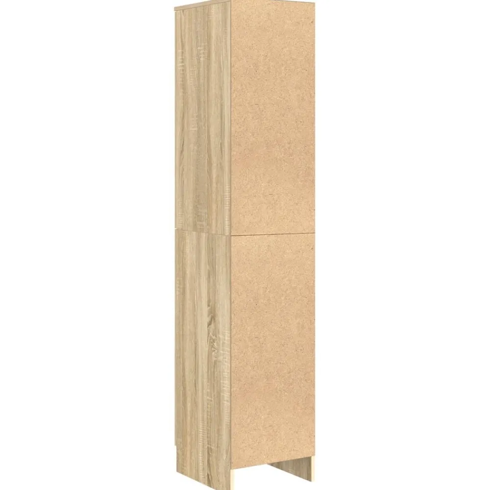 vidaXL Aparador alto 35 x 39 x 168 cm Roble Sonoma Clearance
