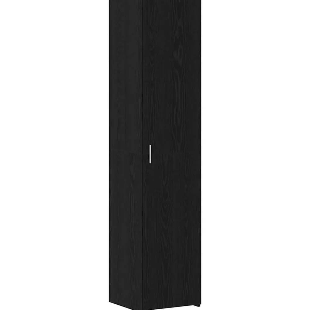 vidaXL Aparador alto 40 x 42,5 x 185 cm Roble negro Online
