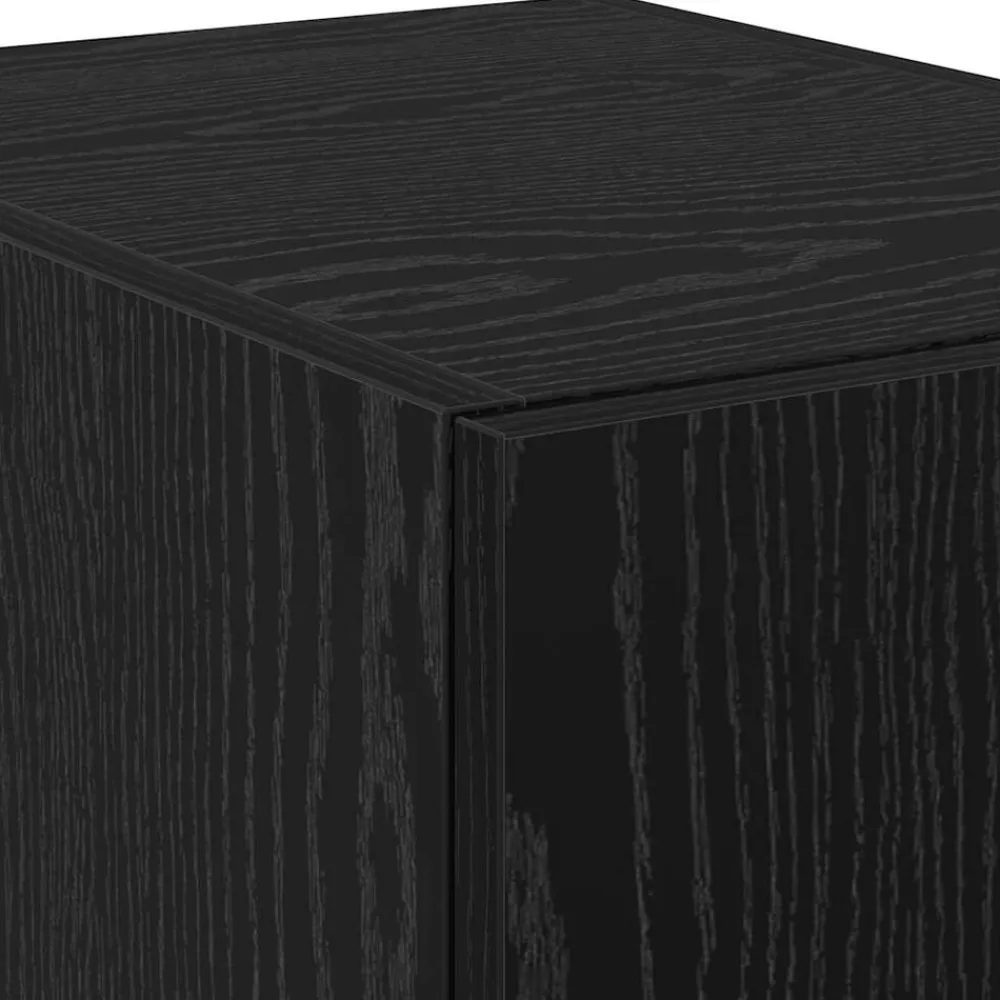 vidaXL Aparador alto 40 x 42,5 x 185 cm Roble negro Online