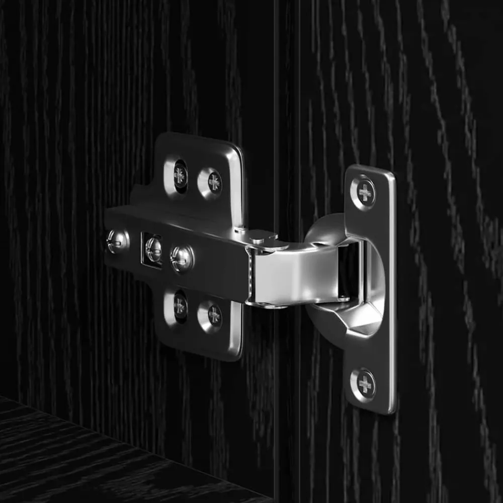 vidaXL Aparador alto 40 x 42,5 x 185 cm Roble negro Online