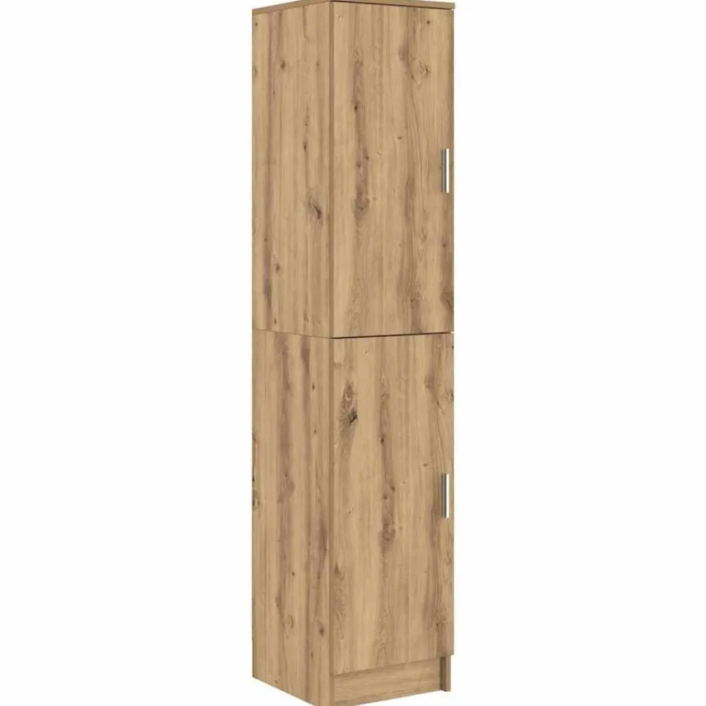 vidaXL Aparador alto Roble artesanal 35 x 39 x 168 cm Roble artisan Hot