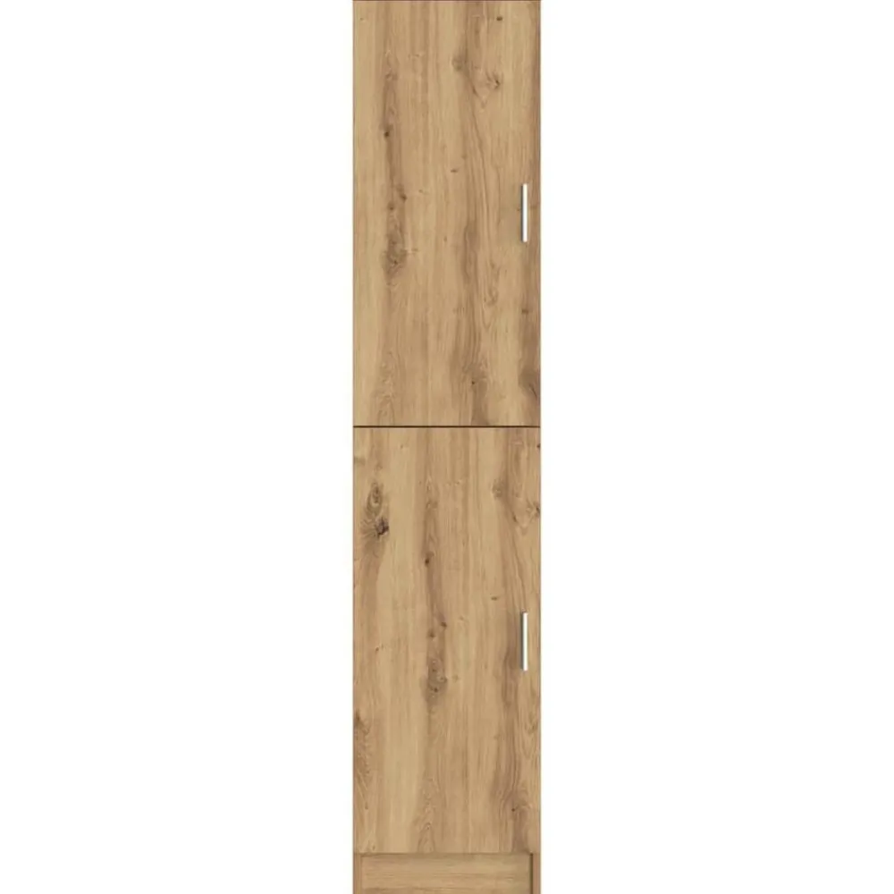 vidaXL Aparador alto Roble artesanal 35 x 39 x 168 cm Roble artisan Hot