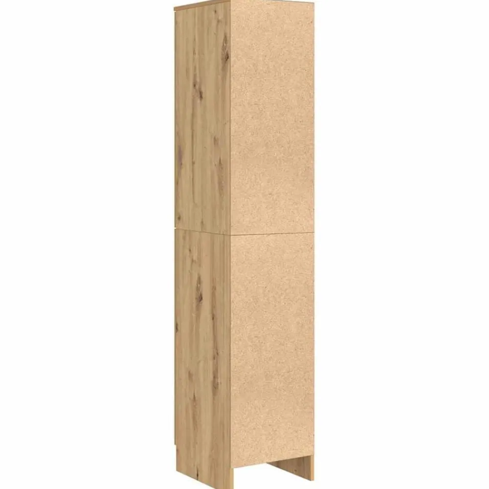 vidaXL Aparador alto Roble artesanal 35 x 39 x 168 cm Roble artisan Hot