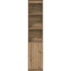 vidaXL Aparador Artisan Roble 37,5x35x180 cm Madera de ingeniería Roble artisan Outlet