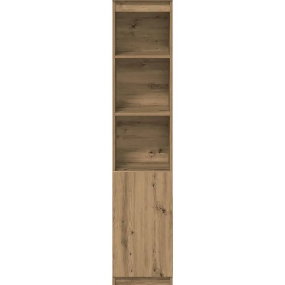 vidaXL Aparador Artisan Roble 37,5x35x180 cm Madera de ingeniería Roble artisan Outlet
