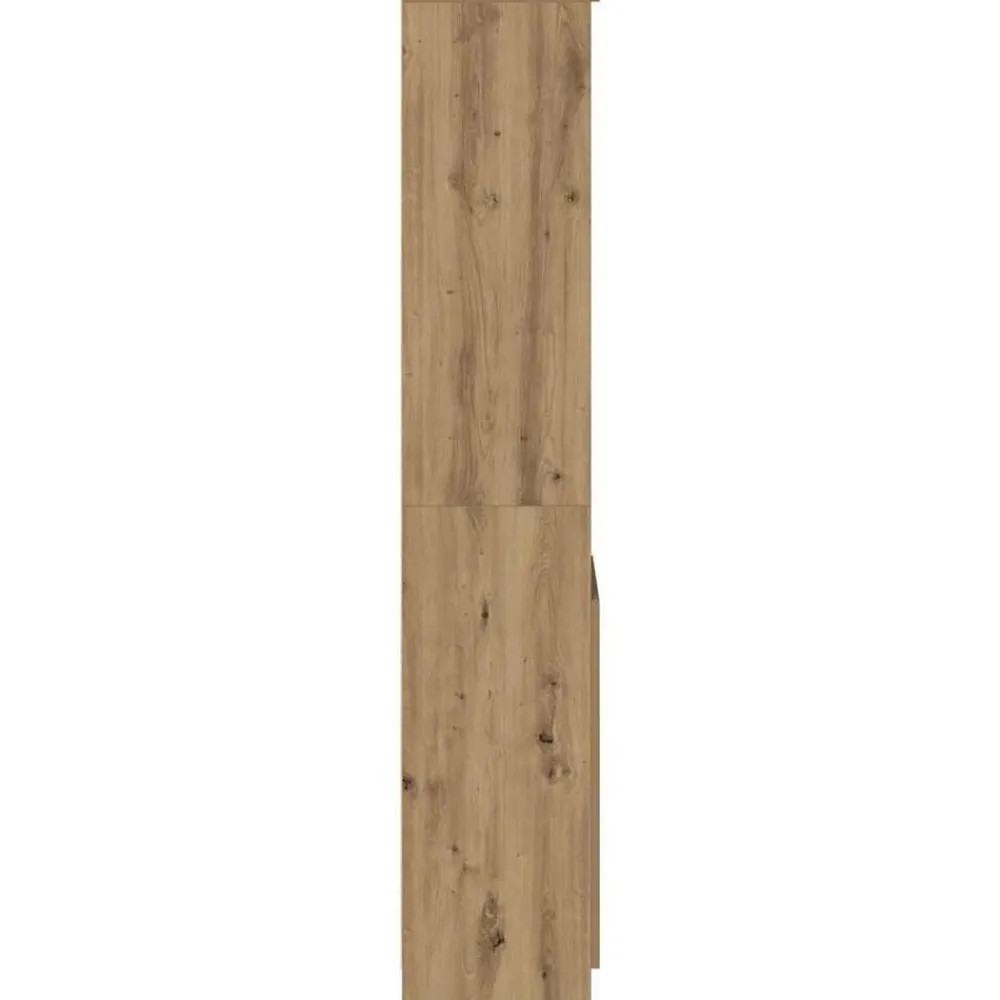 vidaXL Aparador Artisan Roble 37,5x35x180 cm Madera de ingeniería Roble artisan Outlet