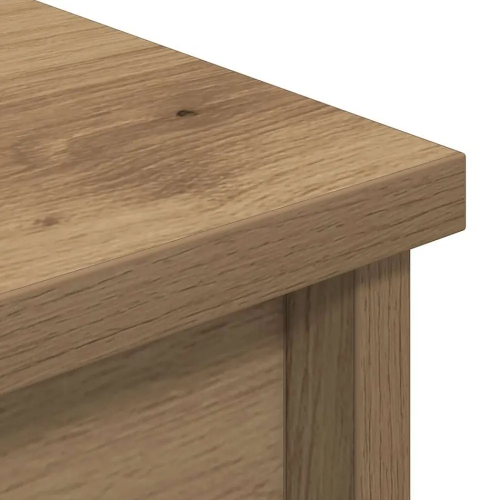 vidaXL Aparador Artisan Roble 37,5x35x180 cm Madera de ingeniería Roble artisan Outlet