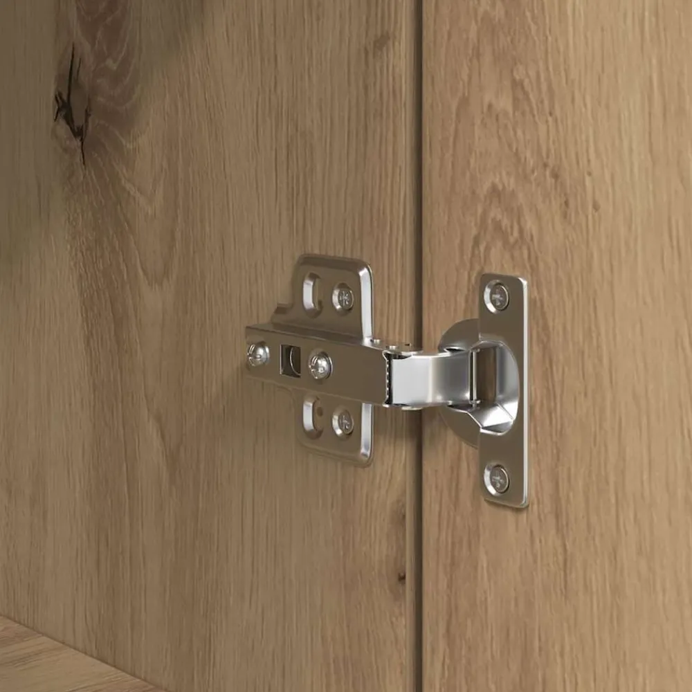 vidaXL Aparador Artisan Roble 37,5x35x180 cm Madera de ingeniería Roble artisan Outlet