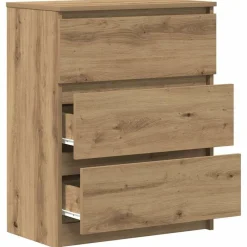 vidaXL Armarios Y Almacenamiento-Aparador Artisan Roble 60x35x76 cm Madera de ingeniería