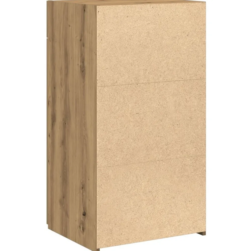 vidaXL Aparador con cajón Roble artesanal 50 x 42,5 x 93 cm Roble artisan Discount