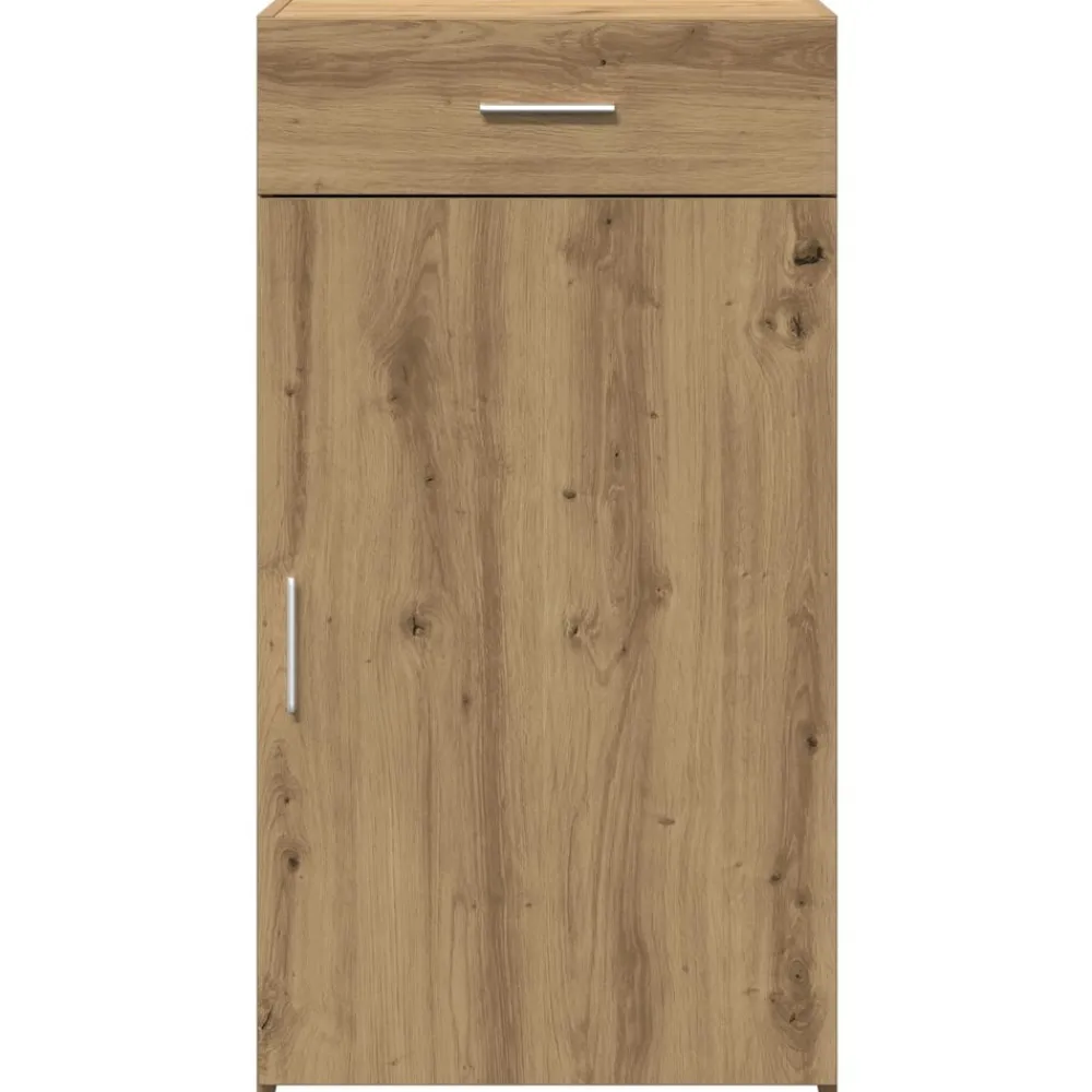 vidaXL Aparador con cajón Roble artesanal 50 x 42,5 x 93 cm Roble artisan Discount