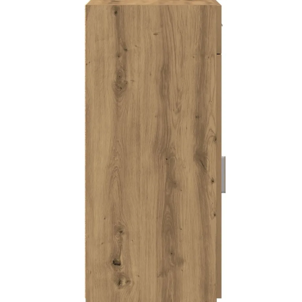 vidaXL Aparador con cajón Roble artesanal 50 x 42,5 x 93 cm Roble artisan Discount