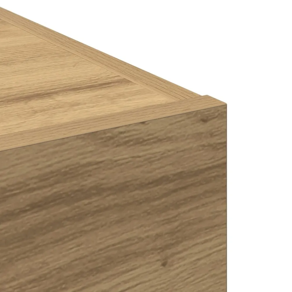 vidaXL Aparador con cajón Roble artesanal 50 x 42,5 x 93 cm Roble artisan Discount