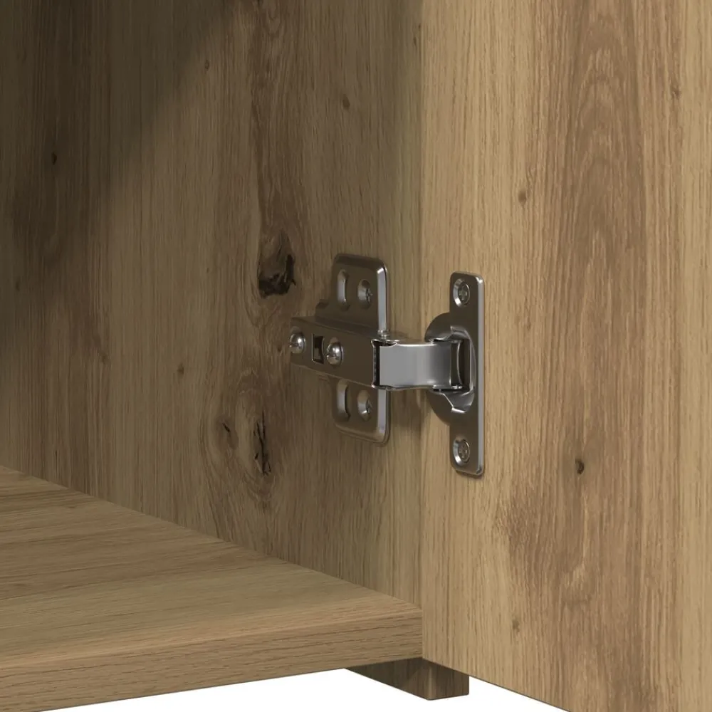 vidaXL Aparador con cajón Roble artesanal 50 x 42,5 x 93 cm Roble artisan Discount