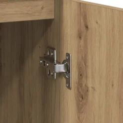 vidaXL Aparador con cajón roble artesanal 71x35x65cm madera ingeniería Roble artisan Sale