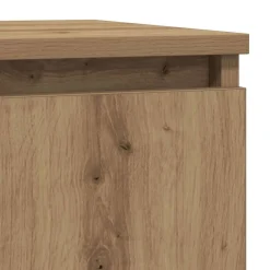vidaXL Aparador con cajón roble artesanal 71x35x65cm madera ingeniería Roble artisan Sale