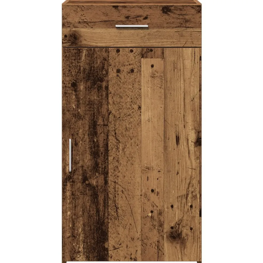 vidaXL Armarios Y Almacenamiento-Aparador con cajón Madera vieja 50 x 42,5 x 93 cm