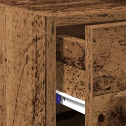 vidaXL Armarios Y Almacenamiento-Aparador con cajón Madera vieja 50 x 42,5 x 93 cm