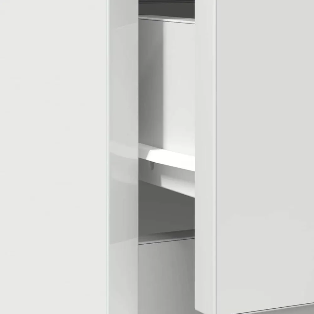 vidaXL Aparador con cajón 71x35x84 cm madera de ingeniería Blanco Online