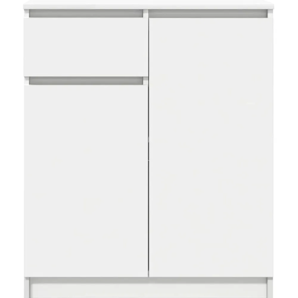 vidaXL Aparador con cajón 71x35x84 cm madera de ingeniería Blanco Online