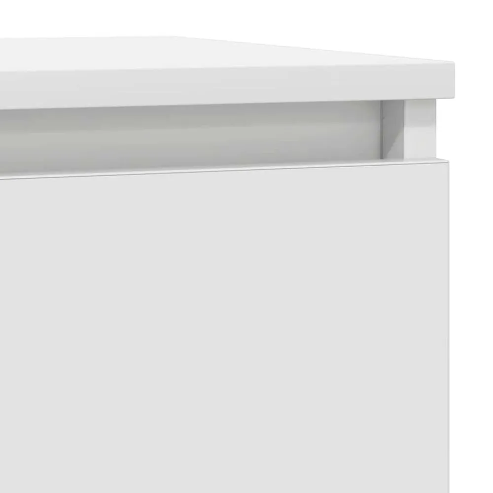 vidaXL Aparador con cajón 71x35x84 cm madera de ingeniería Blanco Online